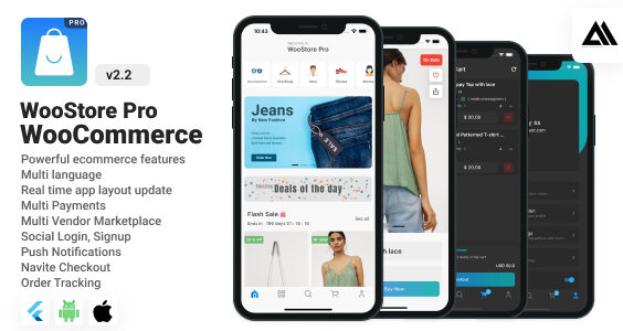 WooStore Pro WooCommerce - Full Flutter E-commerce ( Multi vendor ) App