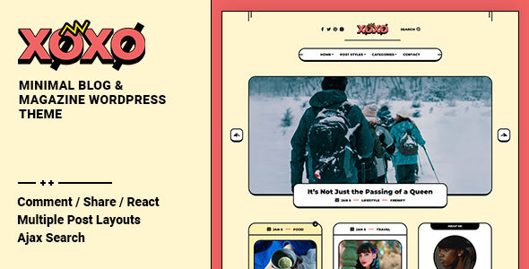 Xoxo - Blog & Magazine WordPress Theme