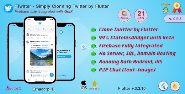 FTwitter Clone Twitter Flutter App