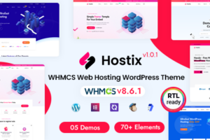 Hostix - Hosting WHMCS WordPress Theme