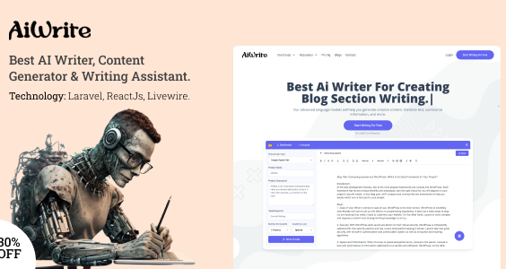 AiWrite - Best AI Writer, Content Generator & Writing Assistant Tools.