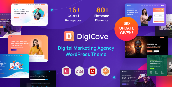 Digicove - Digital Marketing Agency WordPress Theme