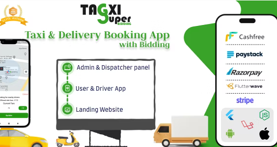 Tagxi Taxi Goods Delivery With Bidding Option