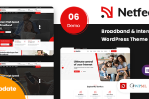 Netfee - Broadband and Internet WordPress Theme